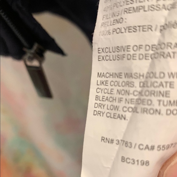 Perry Ellis Blue Quilted Sleeveless Vest - Picture 5 of 10